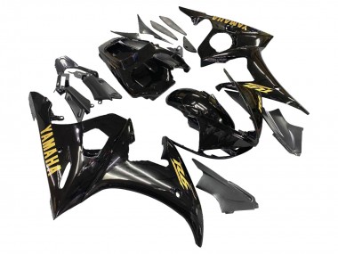 Carenados Moto Yamaha YZF 600 R6 2005 - Negro Oro Baratos