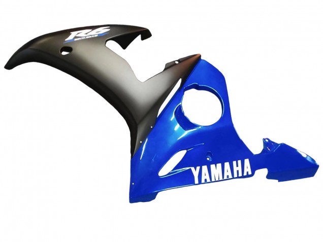 Carenados Moto Yamaha YZF 600 R6 2005 - Azul Negro Mate Baratos