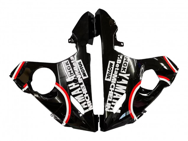 Carenados Moto Yamaha YZF 600 R6 2005 - Negro Brillante Blanco Lucky Strike Motul Baratos