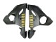 Carenados Moto Yamaha YZF 600 R6 2005 - Gris Negro Mate Oro Baratos