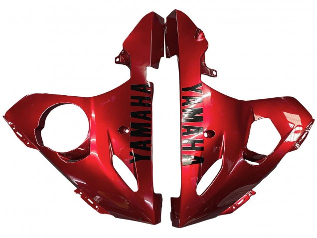 Carenado Moto Yamaha YZF 600 R6 2005 - Rojo Negro Mate Baratos