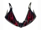 Carenados Moto Yamaha YZF 600 R6 2005 - Negro Rojo Llama Baratos