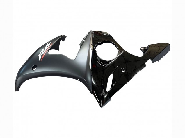 Carenados Moto Yamaha YZF 600 R6 2005 - Negro Brillante Negro Mate Oro Baratos