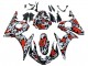 Carenados Moto Yamaha YZF 600 R6 2005 - Negro Rojo Gris Camouflage Baratos