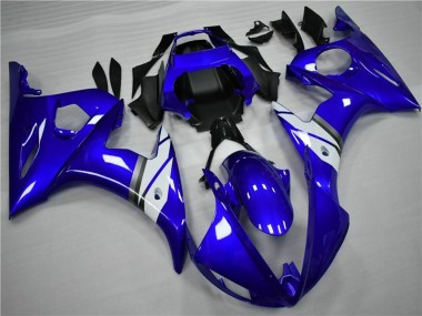 Carenados Moto Yamaha YZF 600 R6 2005 - Azul Blanco Baratos