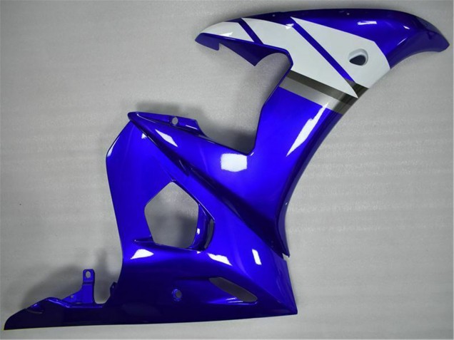 Carenados Moto Yamaha YZF 600 R6 2005 - Azul Blanco Baratos