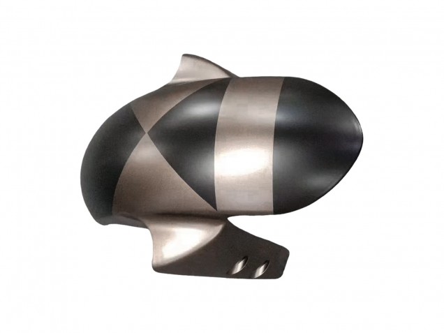 Carenados Moto Yamaha YZF 600 R6 2005 - Negro Mate Gris Geométrico Baratos