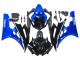 Carenados Moto Yamaha YZF 600 R6 2006-2007 - Azul Negro Brillante Baratos
