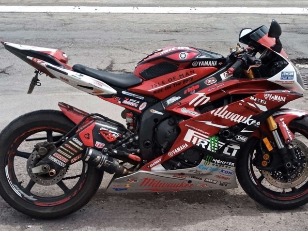 Carenados Moto Yamaha YZF 600 R6 2006-2007 - Blanco Rojo Negro Verde Monstruo Milwaukee Baratos