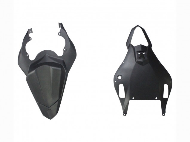 Carenados Moto Yamaha YZF 600 R6 2006-2007 - Negro Mate Plata Llama Baratos