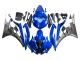 Carenados Moto Yamaha YZF 600 R6 2006-2007 - Azul Blanco Negro Brillante Baratos