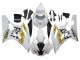 Carenados Moto Yamaha YZF 600 R6 2006-2007 - Blanco Oro Negro Fiat Baratos