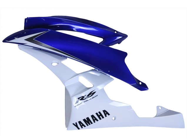 Carenados Moto Yamaha YZF 600 R6 2006-2007 - Blanco Azul Negro Baratos