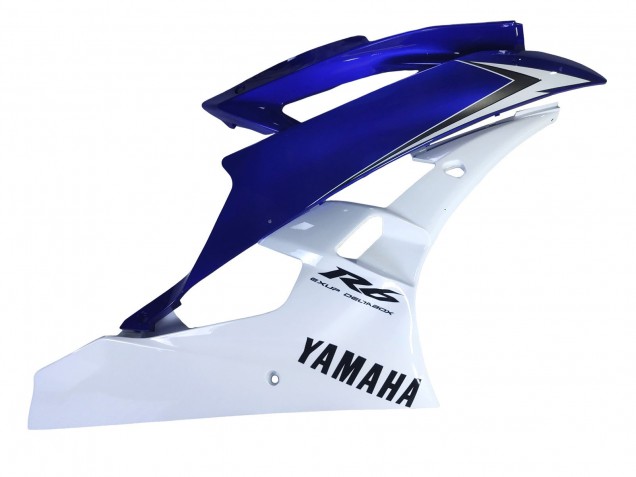 Carenados Moto Yamaha YZF 600 R6 2006-2007 - Blanco Azul Negro Baratos