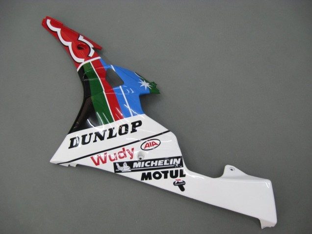 Carenados Moto Yamaha YZF 600 R6 2006-2007 - Azul Verde Blanco Rojo Dunlop Michelin Motul Baratos