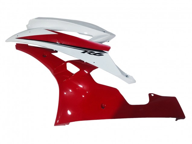 Carenados Moto Yamaha YZF 600 R6 2006-2007 - Blanco Rojo Baratos