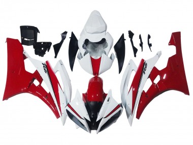 Carenados Moto Yamaha YZF 600 R6 2006-2007 - Blanco Rojo Baratos