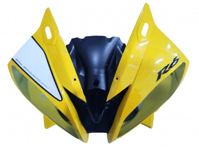 Carenados Moto Yamaha YZF 600 R6 2006-2007 - Amarillo Blanco Negro Brillante Motul Baratos