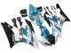 Carenados Moto Yamaha YZF 600 R6 2006-2007 - Blanco Azul Negro Semakin Didepan ENEOS Baratos