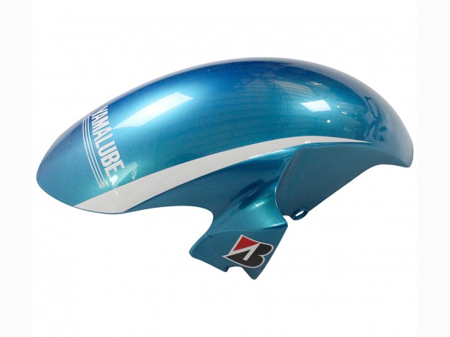 Carenados Moto Yamaha YZF 600 R6 2006-2007 - Blanco Azul Negro Semakin Didepan ENEOS Baratos