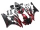 Carenados Moto Yamaha YZF 600 R6 2006-2007 - Rojo Negro Mate Baratos