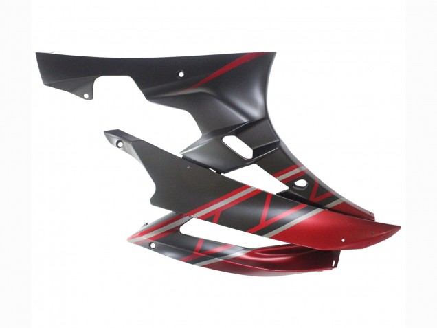 Carenados Moto Yamaha YZF 600 R6 2006-2007 - Rojo Negro Mate Baratos