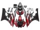Carenados Moto Yamaha YZF 600 R6 2006-2007 - Rojo Negro Mate Baratos