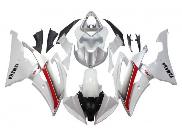 Carenados Moto Yamaha YZF 600 R6 2008-2016 - Blanco Rojo Baratos