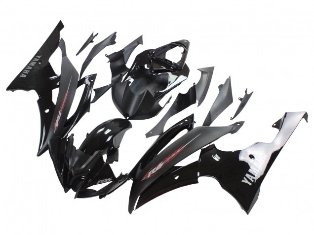 Carenados Moto Yamaha YZF 600 R6 2008-2016 - Negro Brillante Negro Mate Baratos