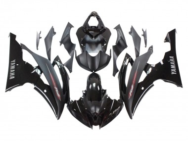 Carenados Moto Yamaha YZF 600 R6 2008-2016 - Negro Brillante Negro Mate Baratos