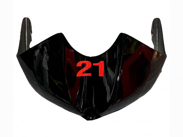 Carenados Moto Yamaha YZF 600 R6 2008-2016 - Rojo Negro Brillante DENSO Yamalube 21 Baratos