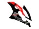 Carenados Moto Yamaha YZF 600 R6 2008-2016 - Rojo Negro Brillante DENSO Yamalube 21 Baratos