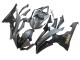 Carenados Moto Yamaha YZF 600 R6 2008-2016 - Gris Negro Mate Oro Calcomanías Baratos