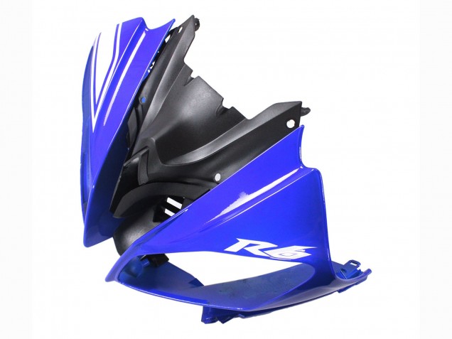 Carenados Moto Yamaha YZF 600 R6 2008-2016 - Blanco Azul Negro Brillante Baratos