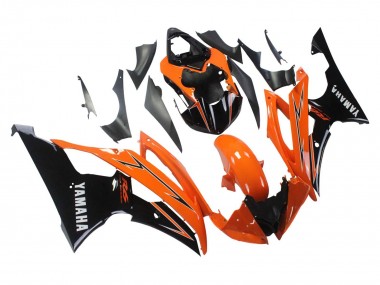 Carenados Moto Yamaha YZF 600 R6 2008-2016 - Naranja Negro Baratos