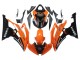 Carenados Moto Yamaha YZF 600 R6 2008-2016 - Naranja Negro Baratos