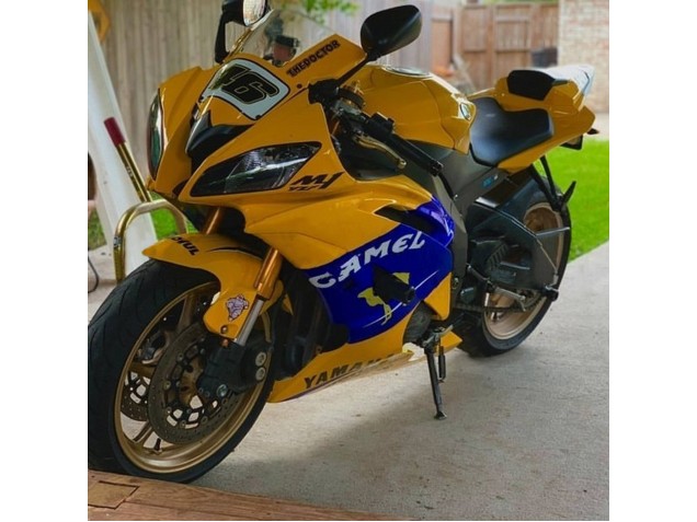 Carenados Moto Yamaha YZF 600 R6 2008-2016 - Amarillo Azul Camello Motul Michelin Baratos