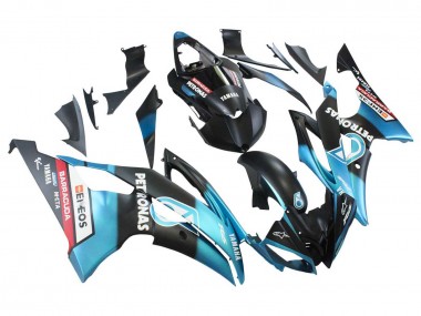 Carenados Moto Yamaha YZF 600 R6 2008-2016 - Azul Claro Negro Mate Petronas ENEOS Baratos