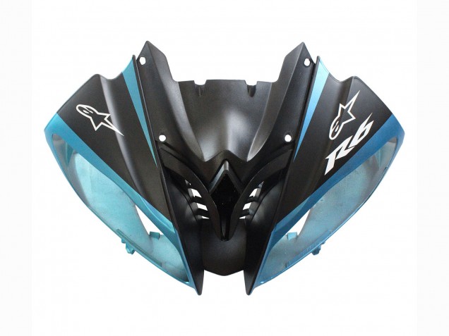 Carenados Moto Yamaha YZF 600 R6 2008-2016 - Azul Claro Negro Mate Petronas ENEOS Baratos