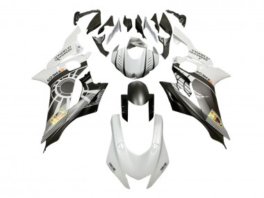 Carenados Moto Yamaha YZF 600 R6 2017-2023 - Blanco Gris Negro Mate ENEOS Semakin Didepan Baratos