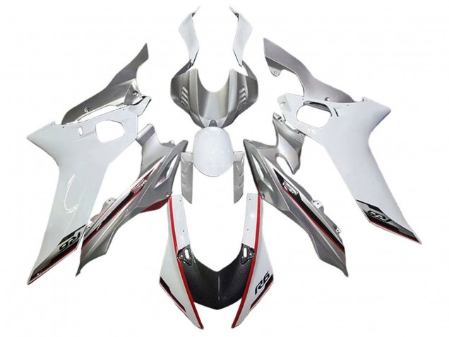 Carenados Moto Yamaha YZF 600 R6 2017-2023 - Plata Blanco Rojo Negro Baratos