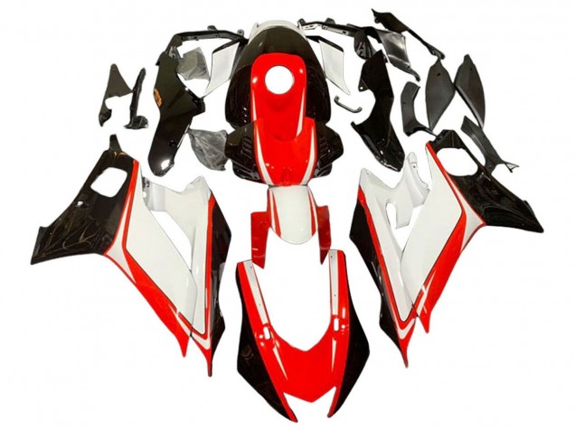 Carenados Moto Yamaha YZF 600 R6 2017-2023 - Blanco Rojo Negro Brillante Baratos
