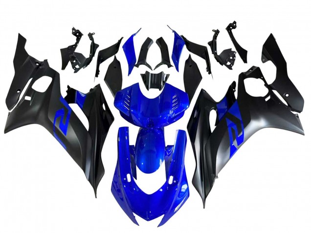 Carenados Moto Yamaha YZF 600 R6 2017-2023 - Azul Negro Mate Baratos