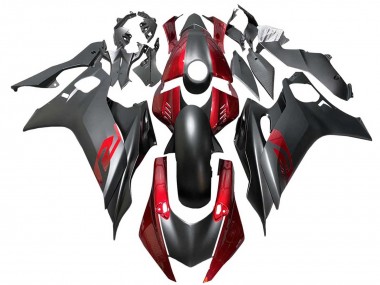 Carenados Moto Yamaha YZF 600 R6 2017-2023 - Rojo Negro Mate Baratos