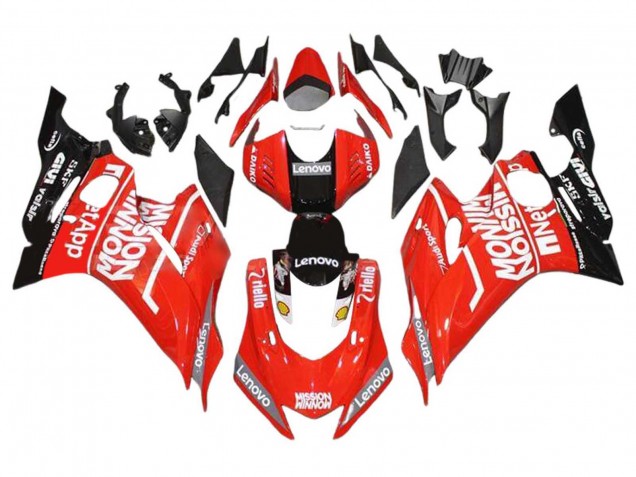 Carenados Moto Yamaha YZF 600 R6 2017-2023 - Rojo Negro Baratos