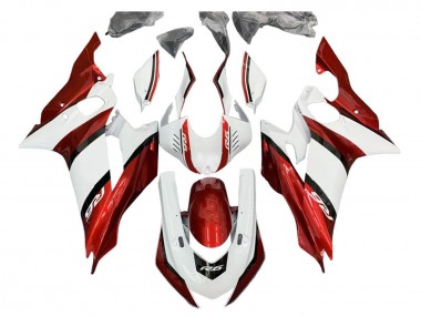 Kits Carenado Moto Yamaha YZF 600 R6 2017-2023 - Blanco Rojo Negro Baratos