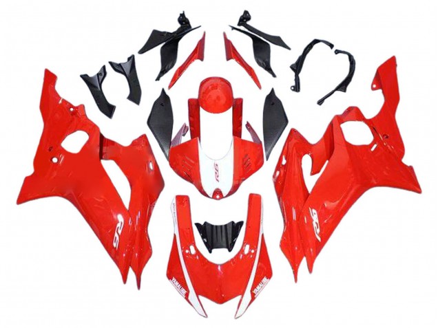 Carenados Moto Yamaha YZF 600 R6 2017-2023 - Rojo Blanco Baratos
