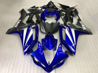 Carenados Moto Yamaha YZF R1 2007-2008 - Azul Blanco Negro Mate Baratos