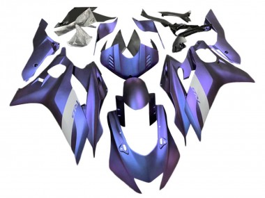 Carenados Moto Yamaha YZF 600 R6 2017-2023 - Púrpura Plata Baratos