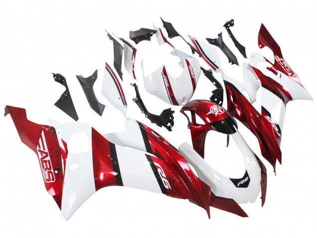Carenados Moto Yamaha YZF 600 R6 2017-2023 - Blanco Rojo Negro Baratos